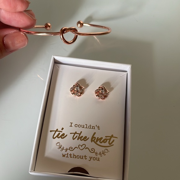 Set Di 6 Bracciali Portafortuna Con Nodo Celtico Per Damigelle - Con Biglietto "Non Posso Legare Il Nodo Senza Di Te" - Regalo Matrimonio Addio Al Nubilato